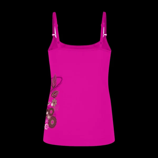 FLOWER SEAMLESS CANOTTA WOMAN<Montura Cheap