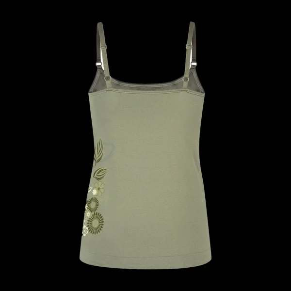 FLOWER SEAMLESS CANOTTA WOMAN<Montura Cheap