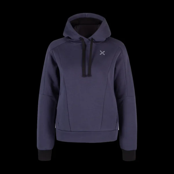 LOGO COTTON HOODED SWEATER WOM<Montura Flash Sale