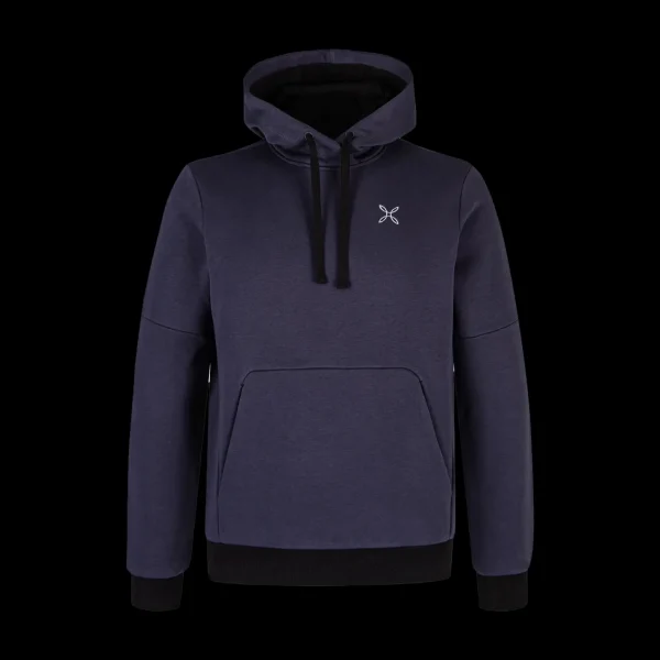 LOGO COTTON HOODED SWEATER<Montura Hot