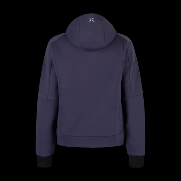 LOGO COTTON HOODED SWEATER WOM<Montura Flash Sale