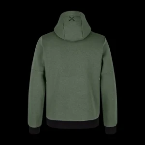 LOGO COTTON HOODED SWEATER<Montura Cheap
