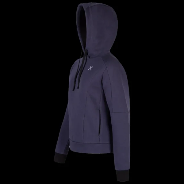 LOGO COTTON HOODED SWEATER WOM<Montura Flash Sale