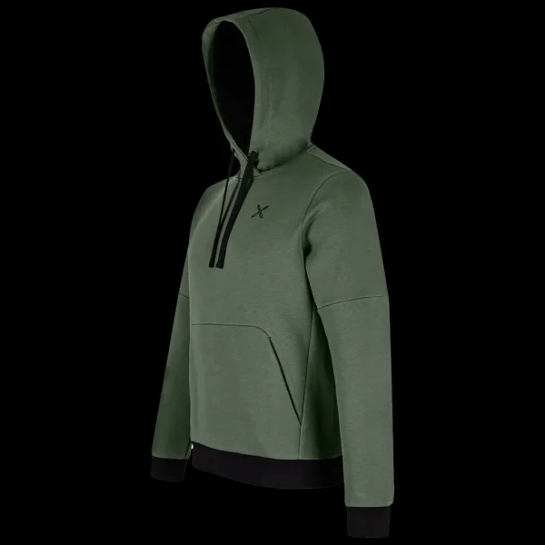 LOGO COTTON HOODED SWEATER<Montura Cheap