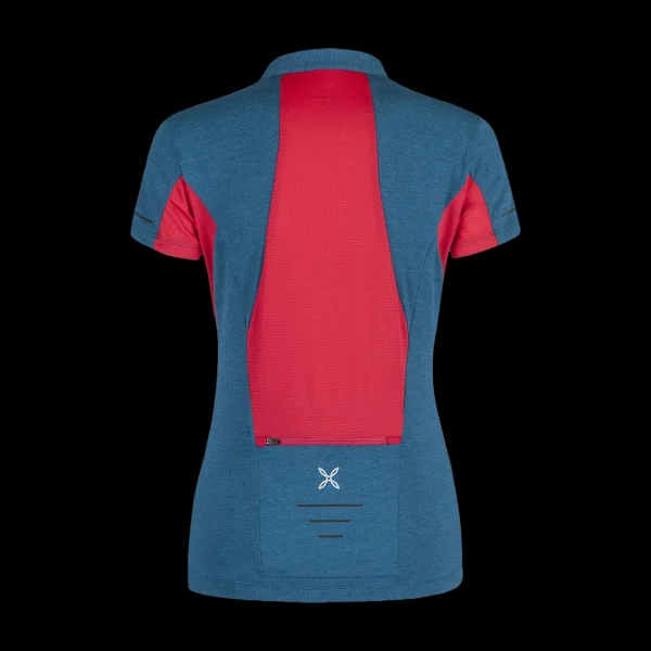 TRACK ZIP T-SHIRT WOMAN<Montura Outlet