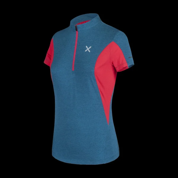 TRACK ZIP T-SHIRT WOMAN<Montura Cheap
